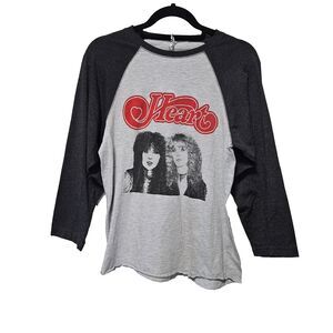 Live and Tell Heart Shirt Size S Ragland Gray Black